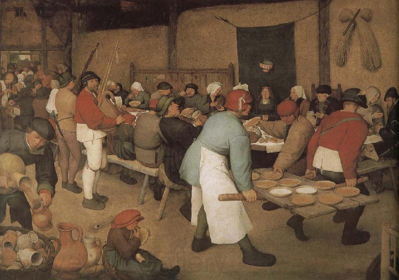 Pieter Bruegel Peasant wedding Norge oil painting art